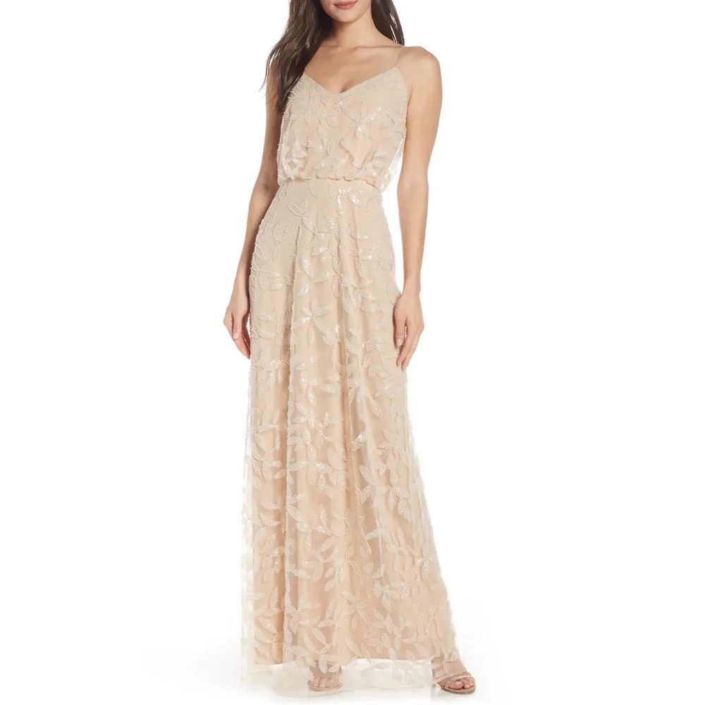 WAYF Beaded Dress Gown